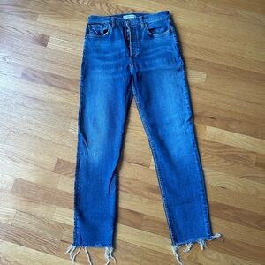 Re/done high rise ankle crop jeans 🖤